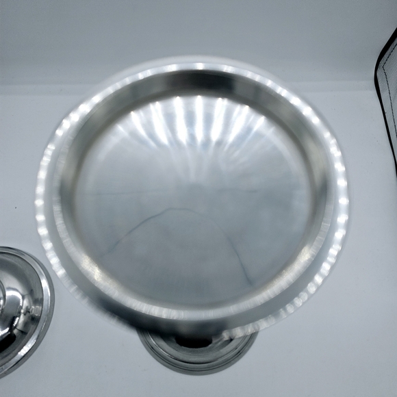 Pottery Barn Gemma Silver Tone Pillar Candle Holders - set of two - Picture 12 of 12